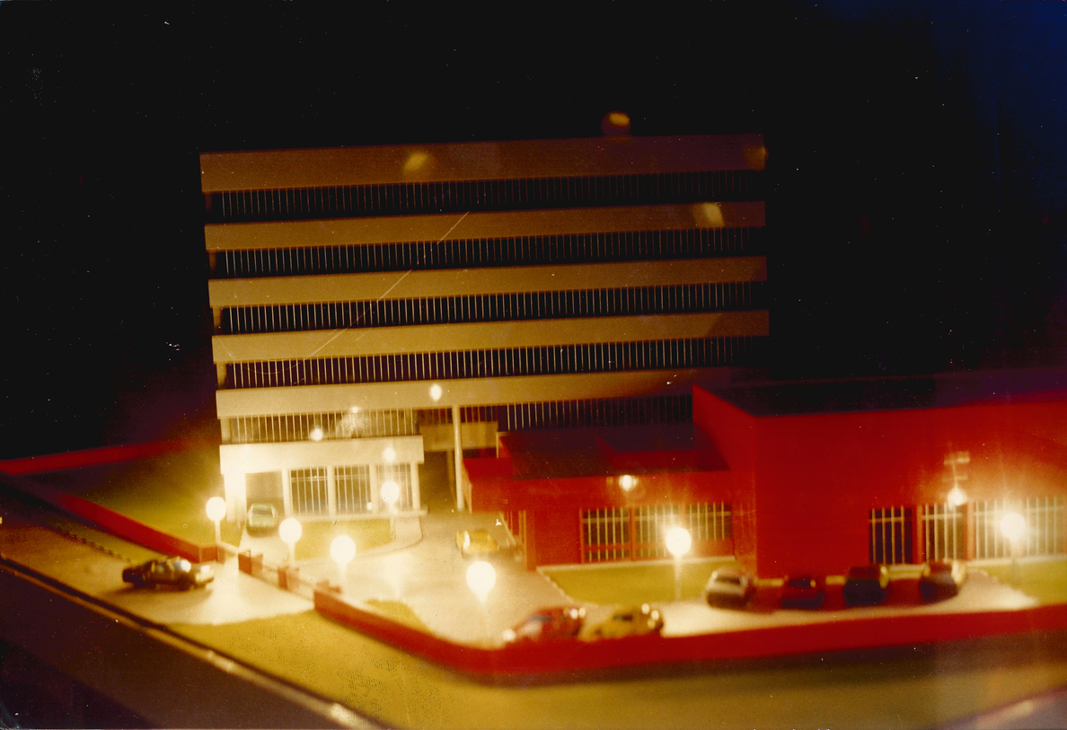 Illuminated Building Model
